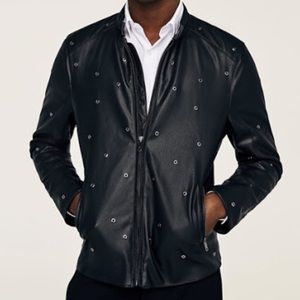 Zara Men Jacket with Eyelets